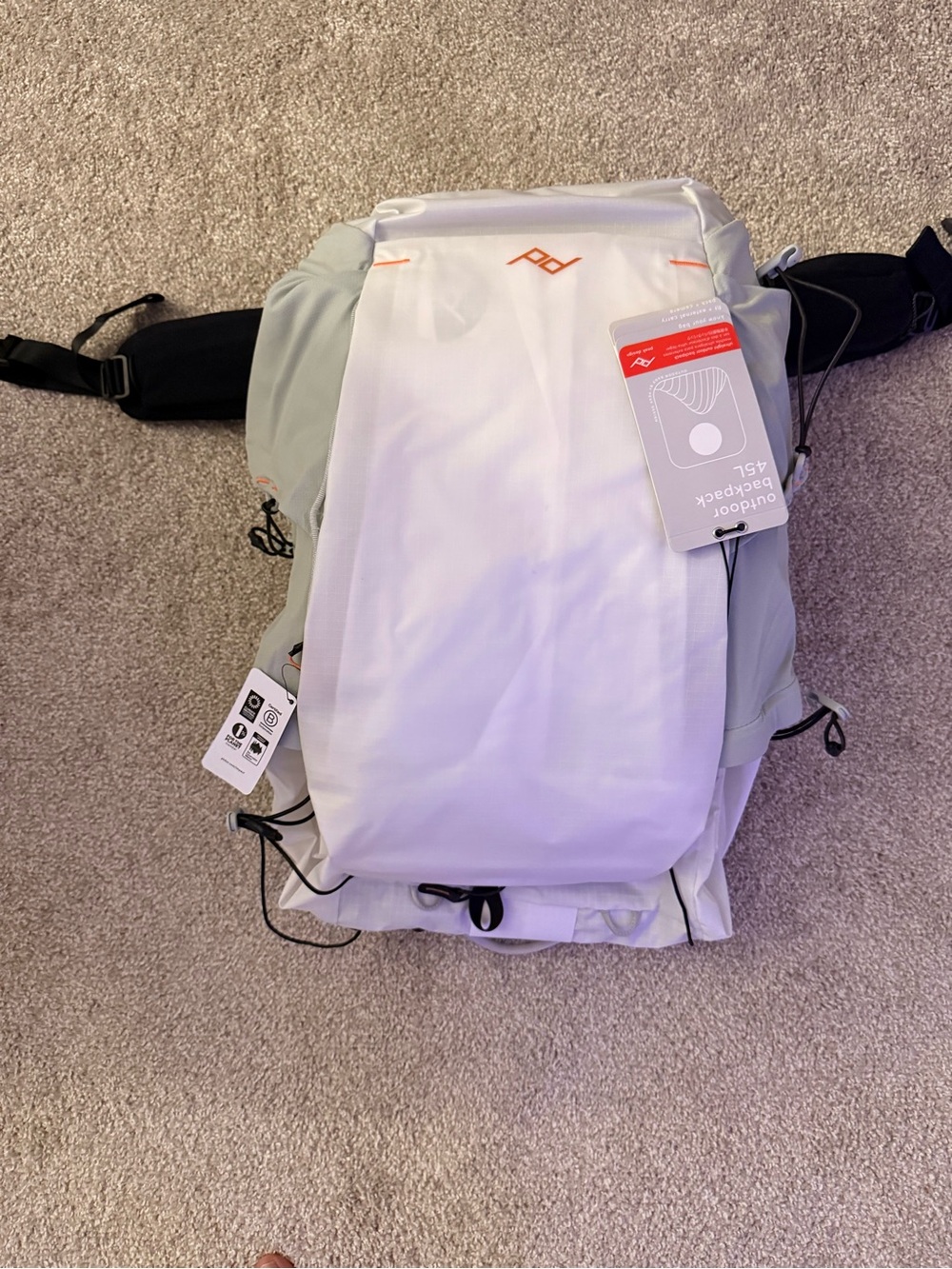Peak design outdoor backpack 45l - White